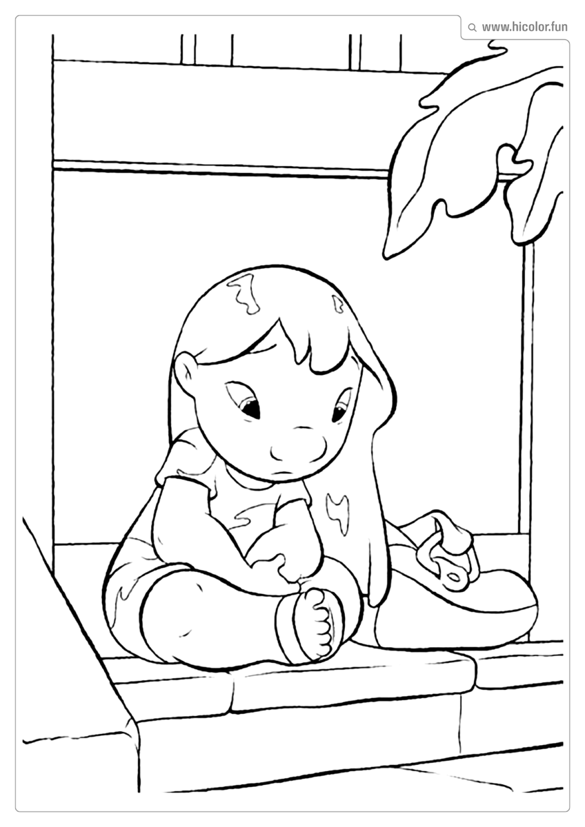 IMAGEM DA LILO PARA PINTAR