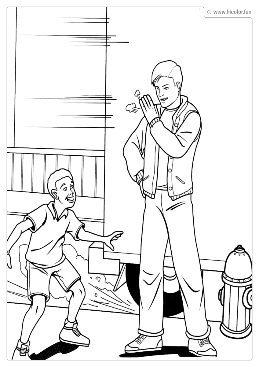 IMAGEM DE HOMEM ARANHA PARA COLORIR PETER PARKER