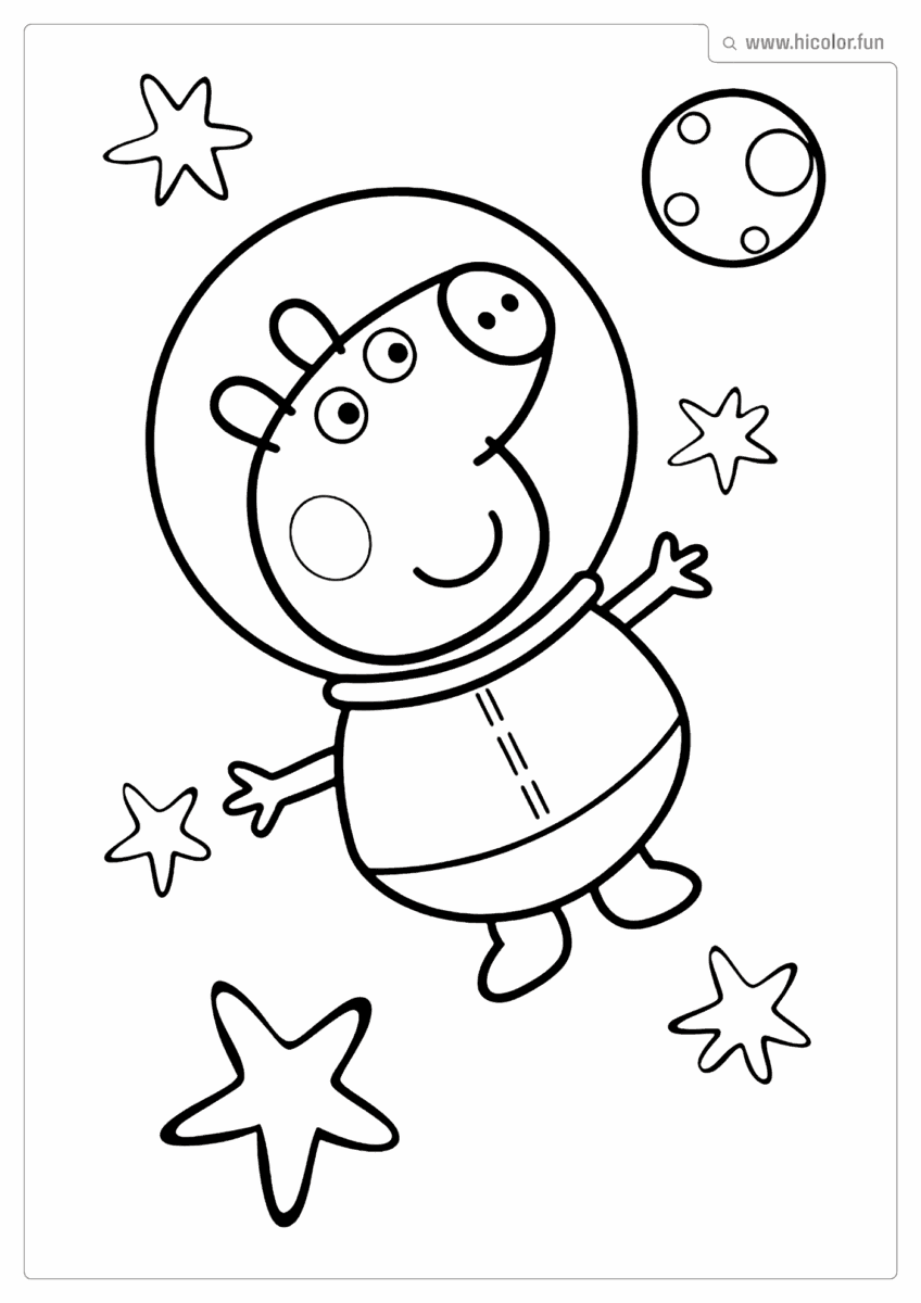 IMAGEM DO PEPPA PIG PARA COLORIR E IMPRIMIR