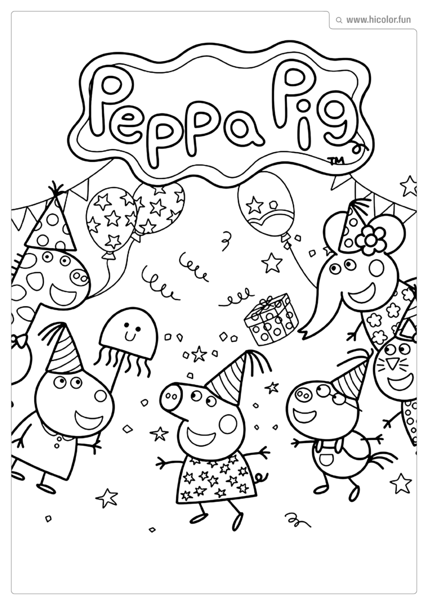 IMAGEM DO PEPPA PIG PARA PINTAR E IMPRIMIR