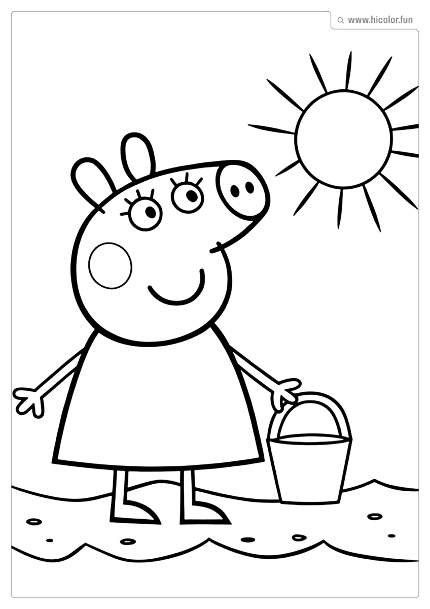 IMAGEM DO PEPPA PIG PARA PINTAR