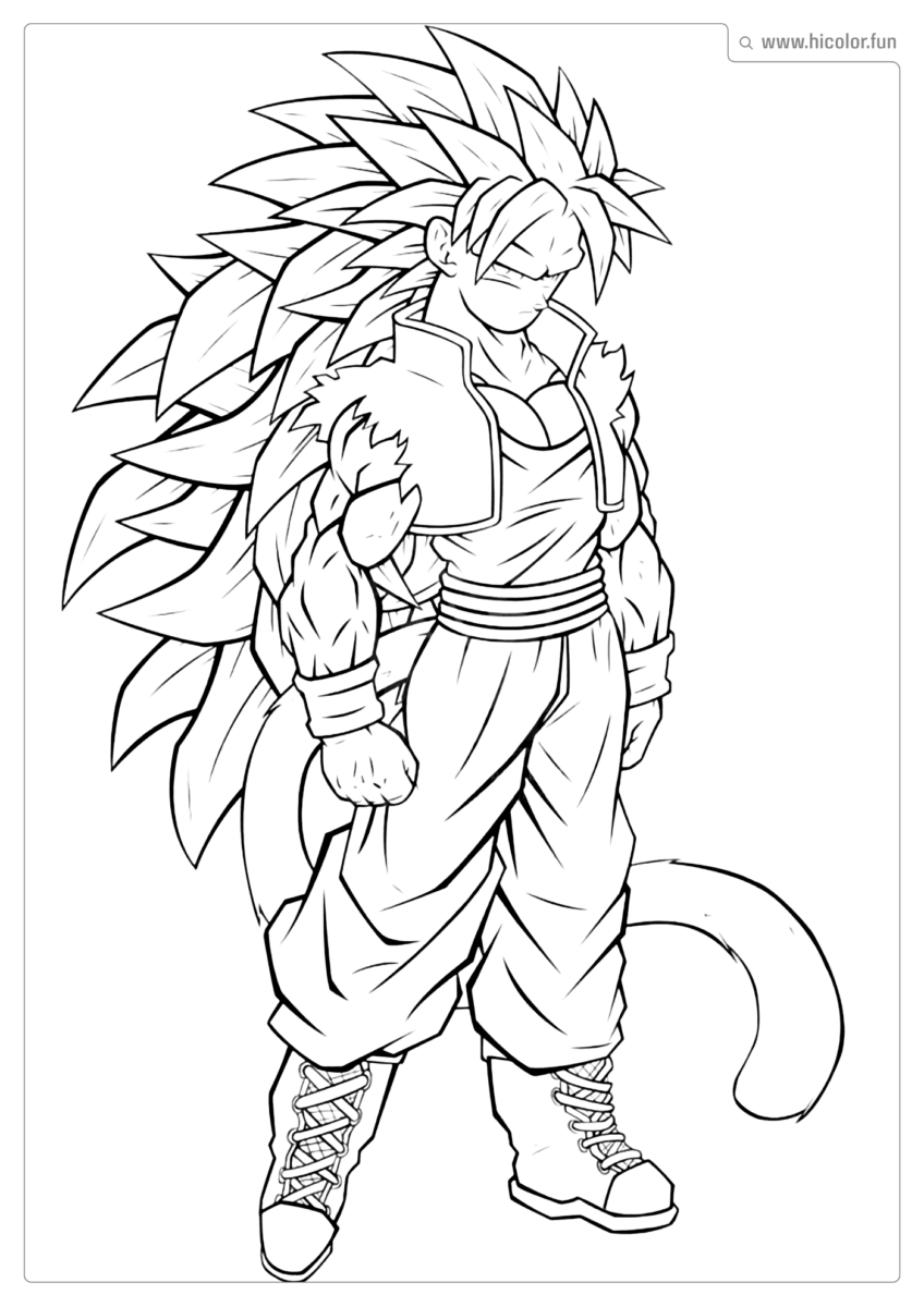 IMAGEM DRAGON BALL PARA COLORIR