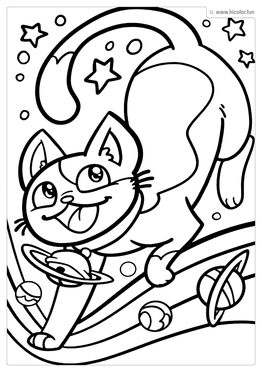 IMAGEM PARA COLORIR GATO