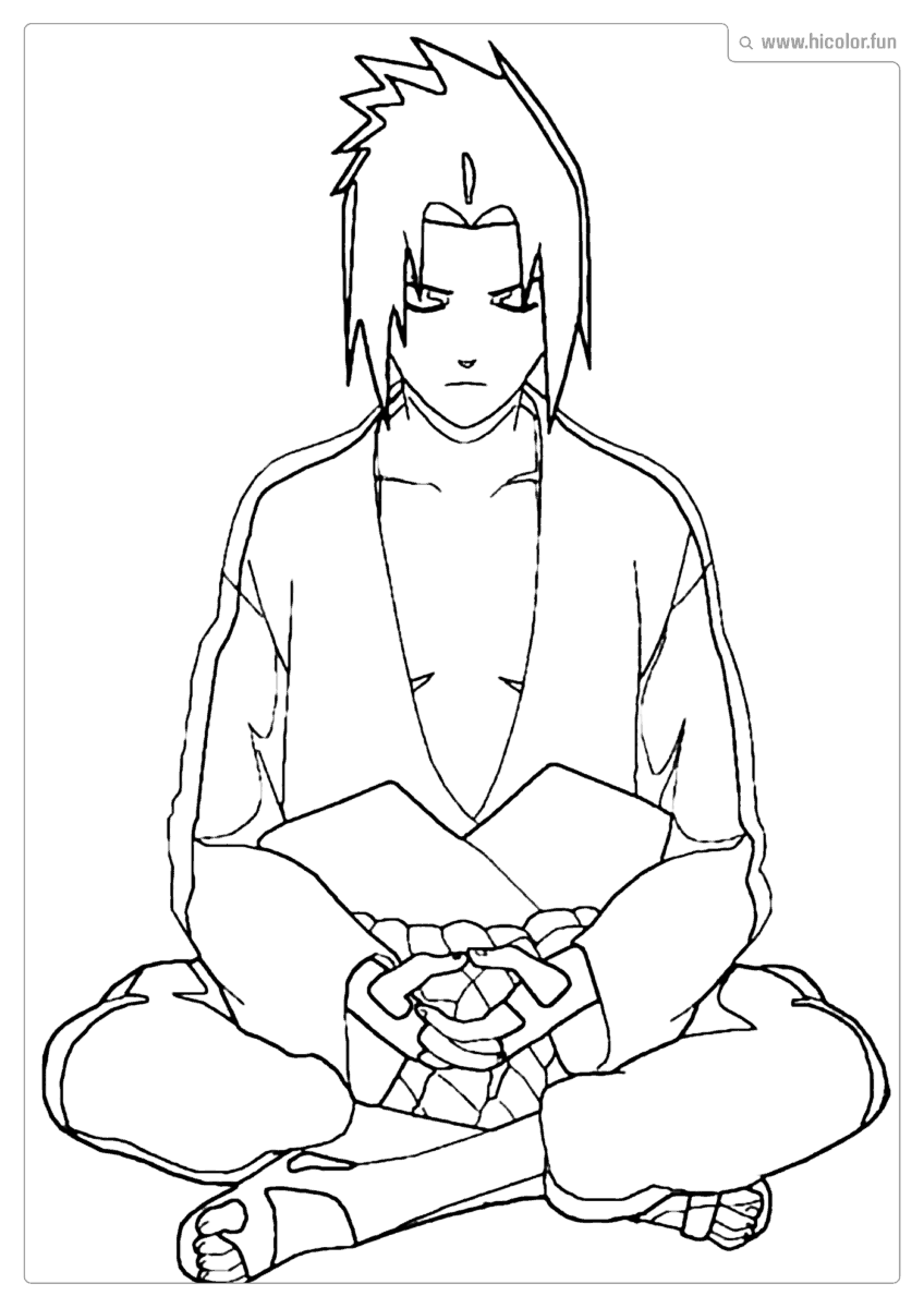 IMAGEM PARA PINTAR SASUKE
