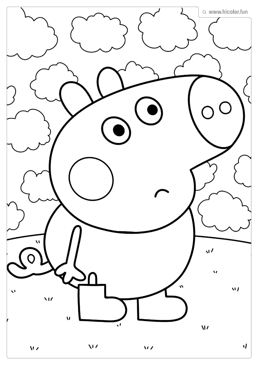 IMAGEM PEPPA PIG PARA PINTAR