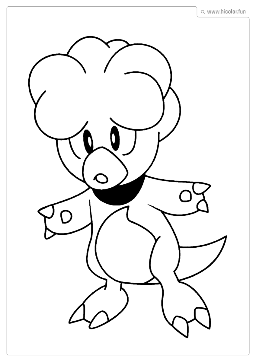IMAGEM POKEMON MAGBY PARA COLORIR
