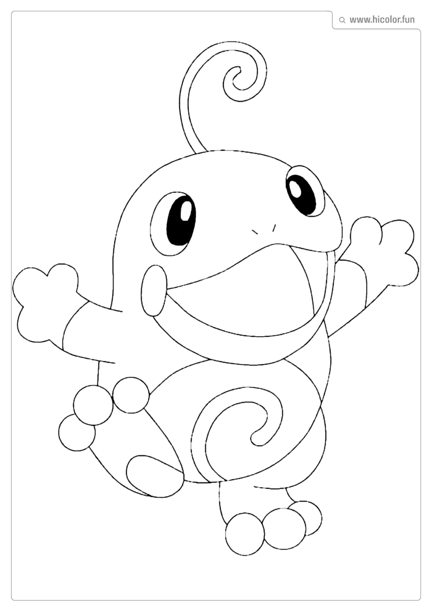 IMAGEM POKEMON POLITOED PARA PINTAR