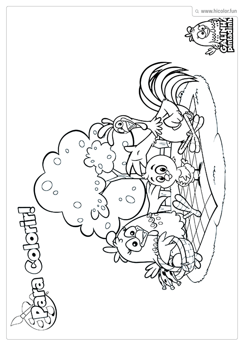 IMAGENS DA GALINHA PINTADINHA PARA IMPRIMIR