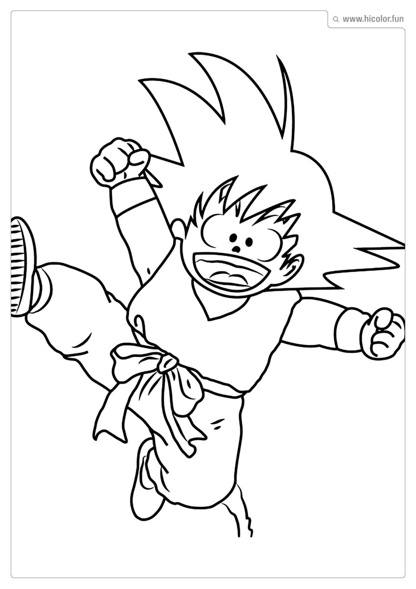 IMAGENS DE DRAGON BALL PARA PINTAR