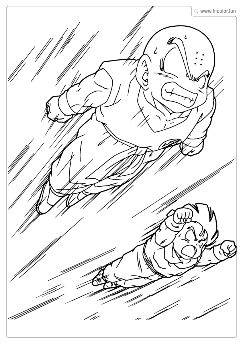 IMAGENS DO DRAGON BALL PARA PINTAR