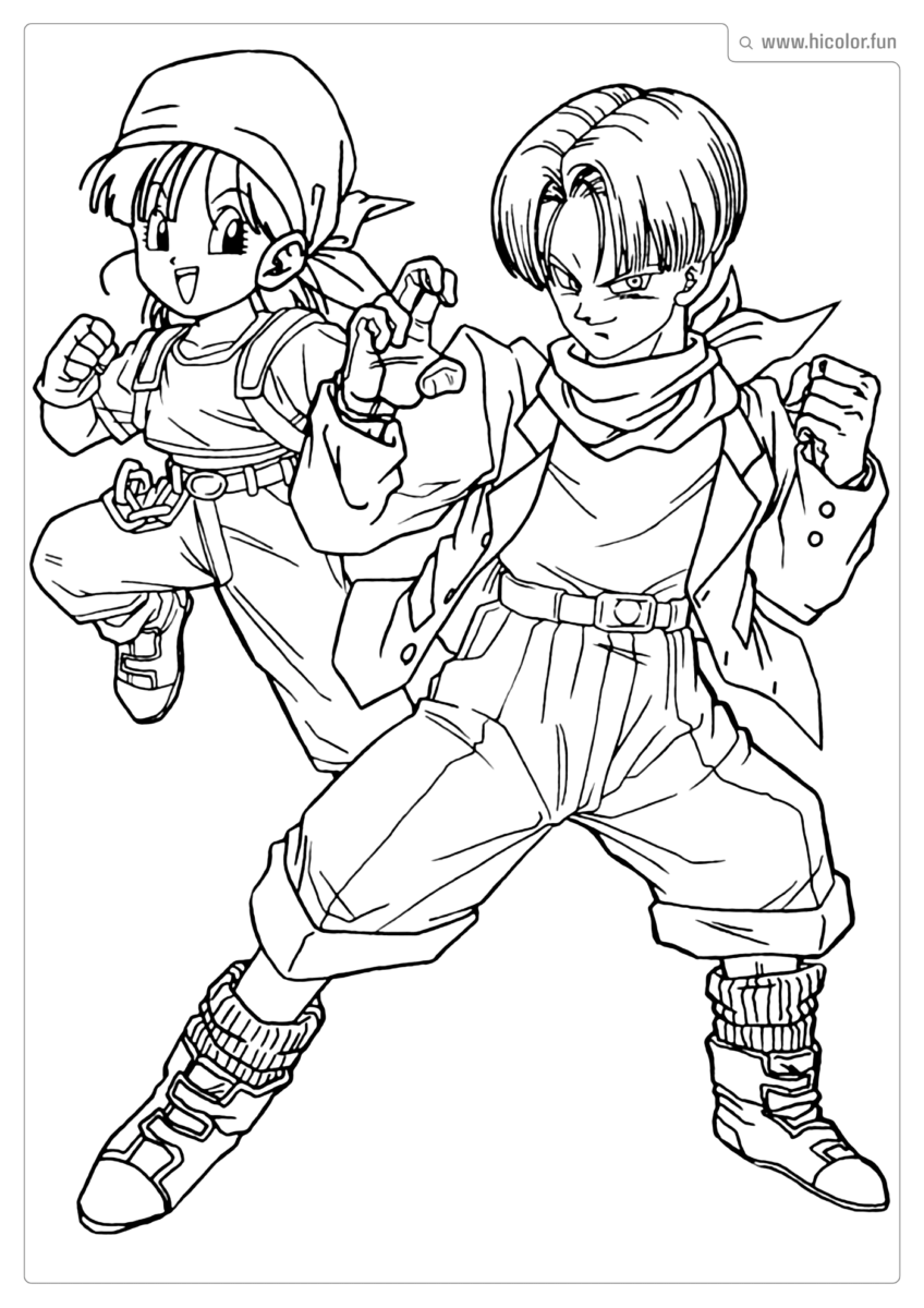IMAGENS PARA COLORIR DRAGON BALL Z