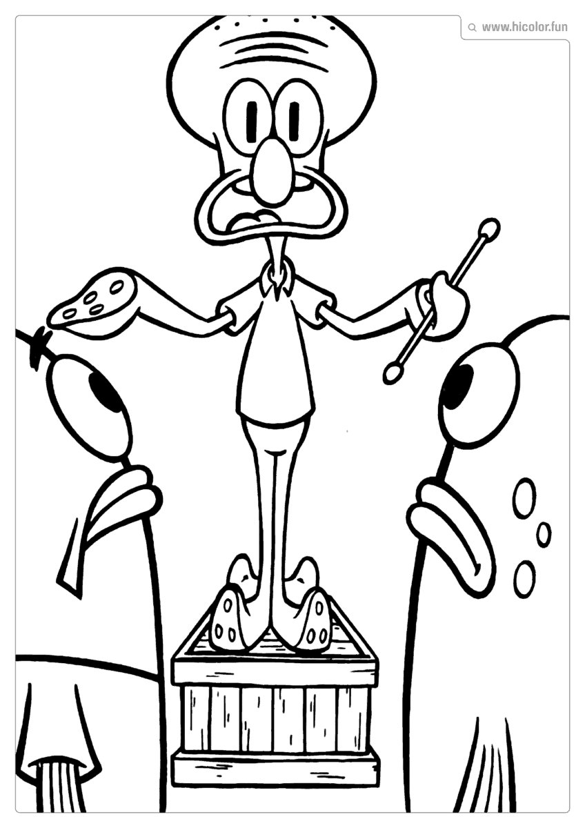 IMAGENS PARA PINTAR BOB ESPONJA