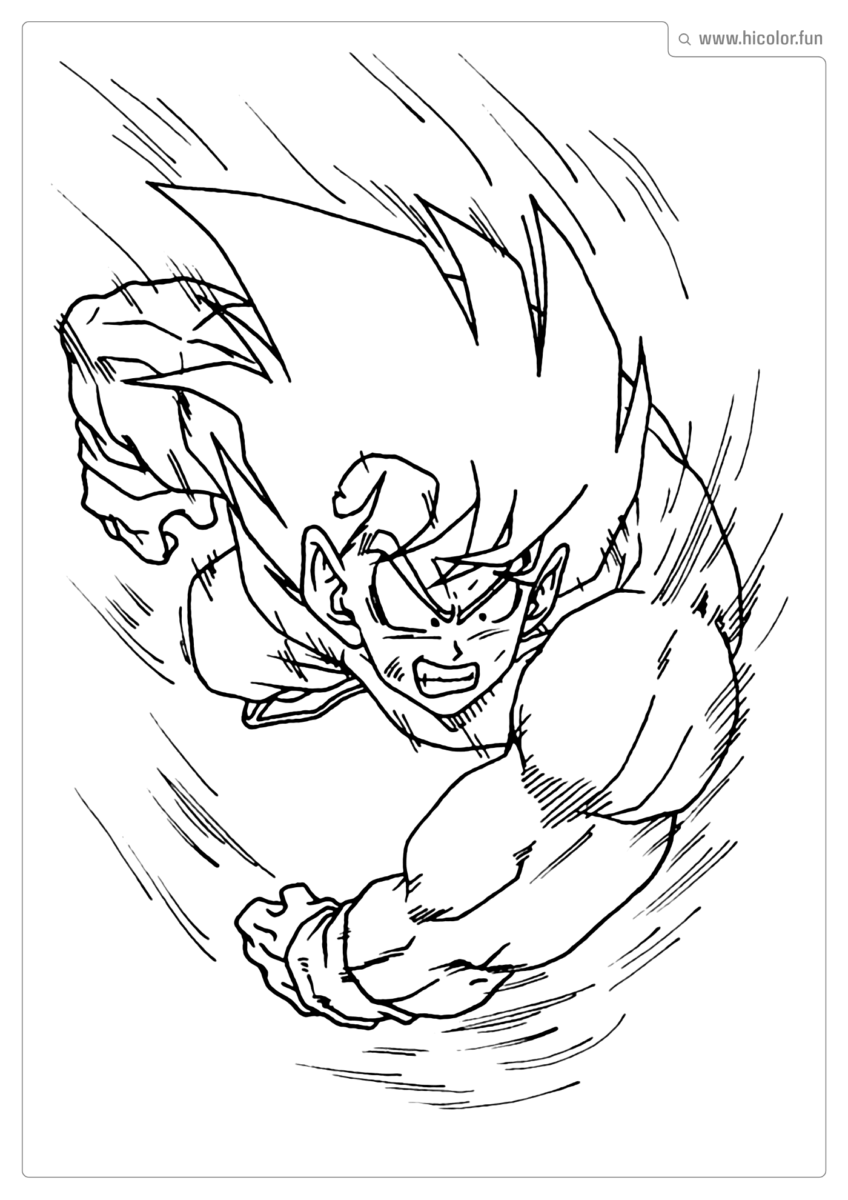 IMAGENS PARA PINTAR DRAGON BALL Z