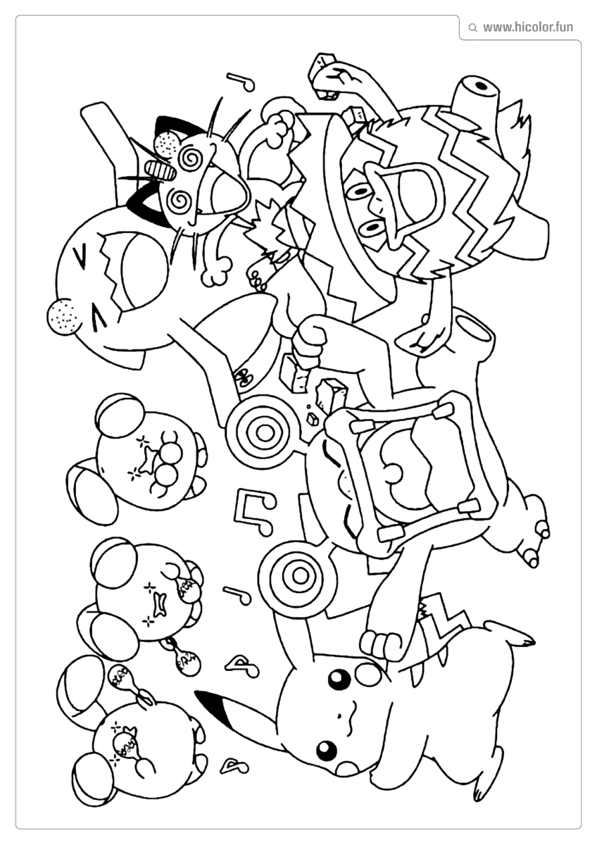 IMAGENS PARA PINTAR POKEMON