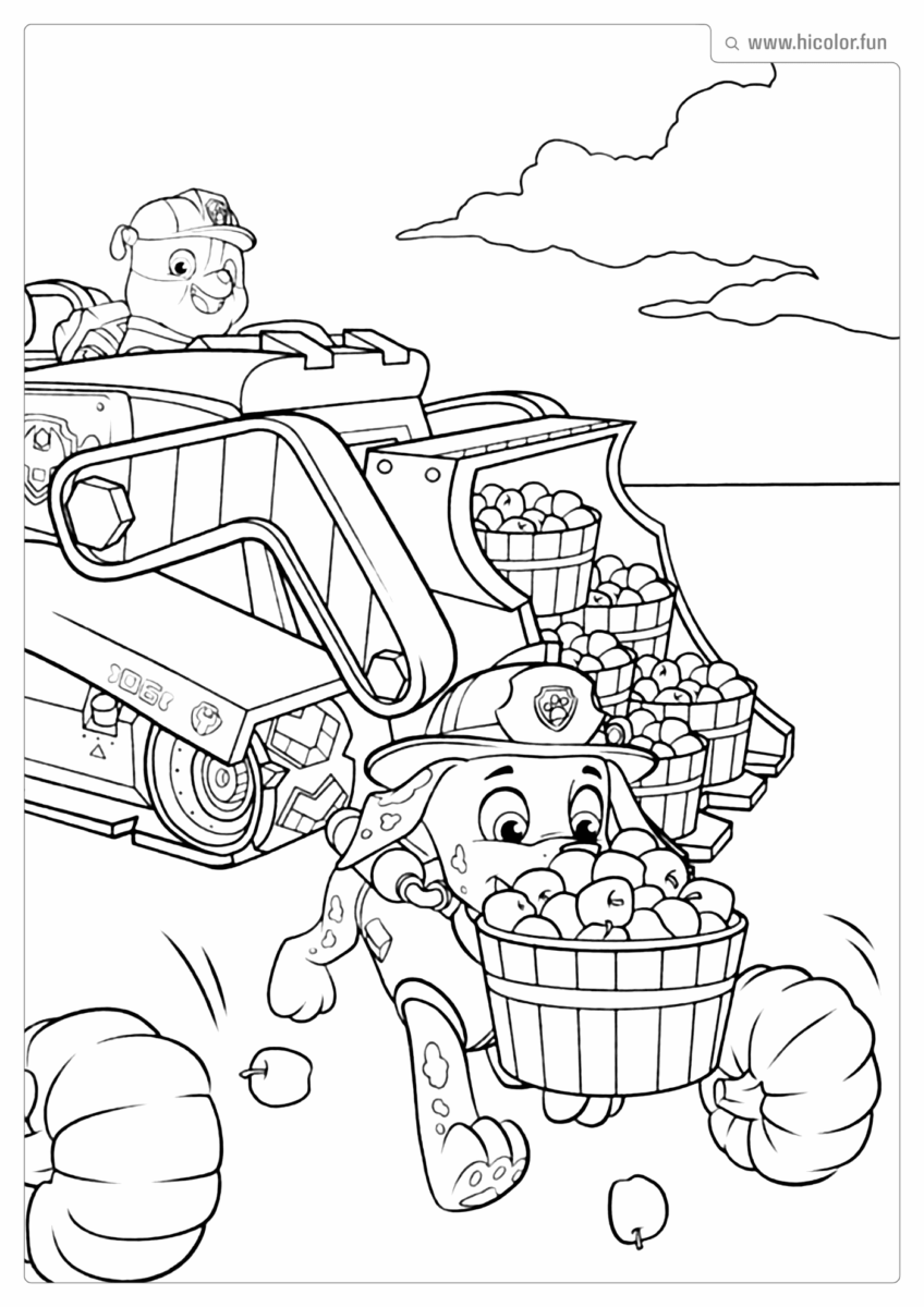 IMPRIMIR DESENHO DA PATRULHA CANINA