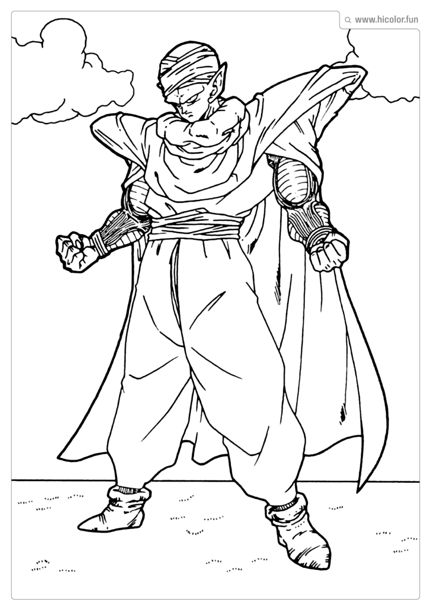 IMPRIMIR DESENHO DO DRAGON BALL Z