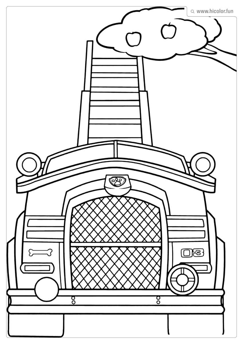 IMPRIMIR DESENHO PARA PINTAR PATRULHA CANINA