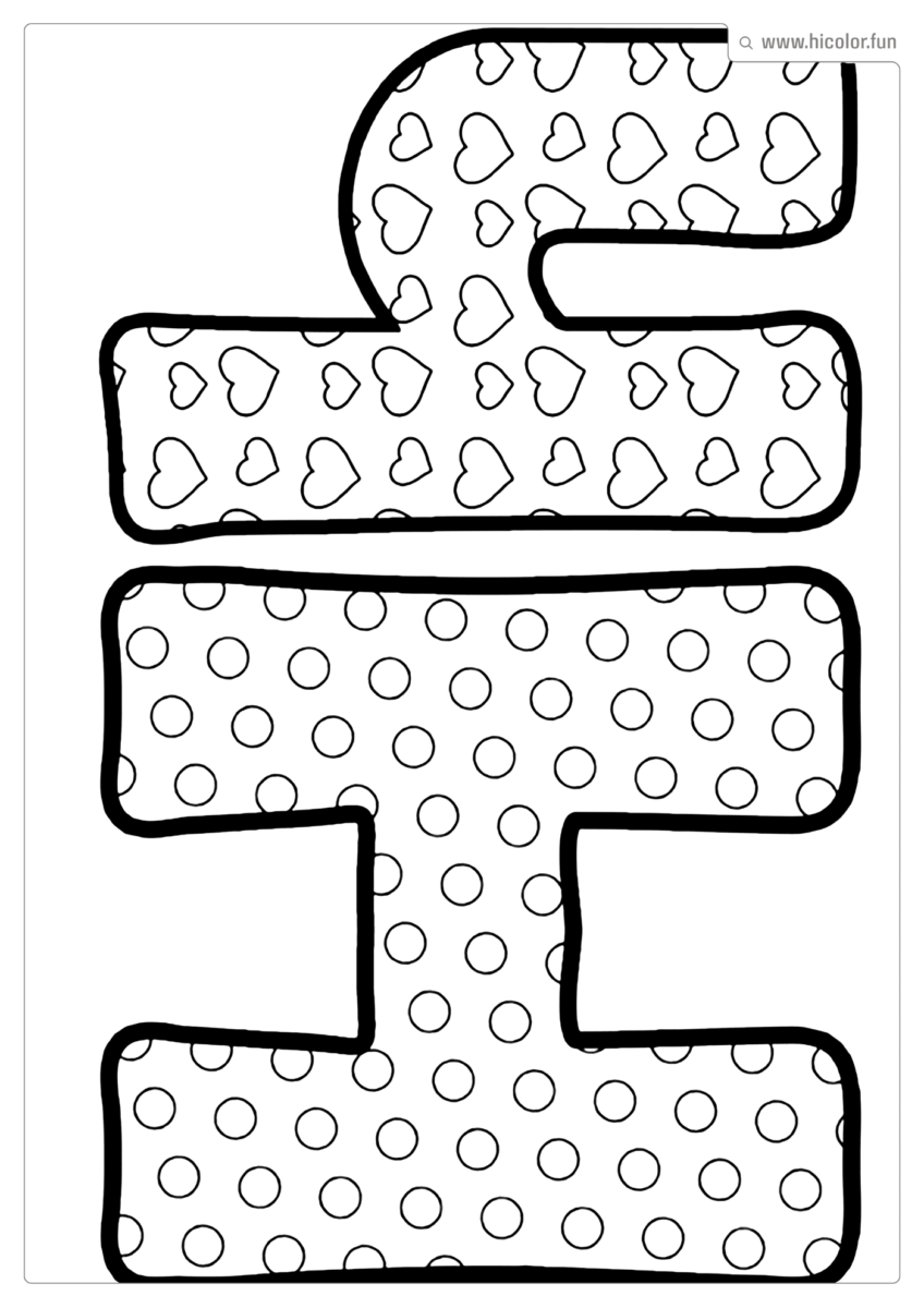 LETRA H PARA COLORIR DIVERTIDO