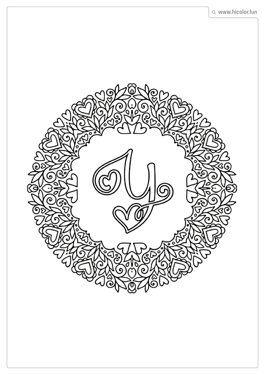 LETRA Y PARA IMPRIMIR LOVE