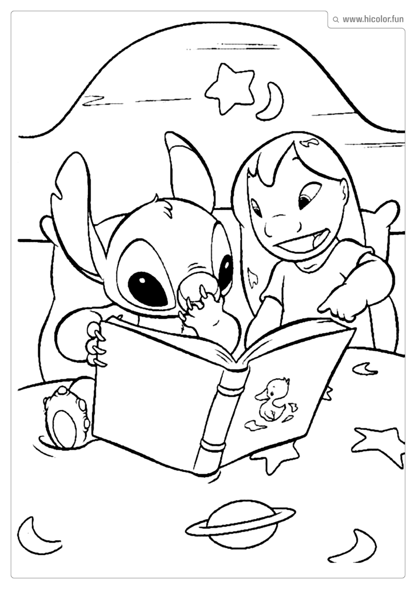 LILO E STITCH PARA DESENHAR