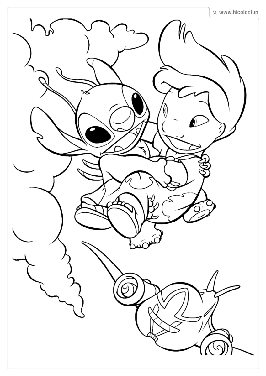 LILO E STITCH PINTAR