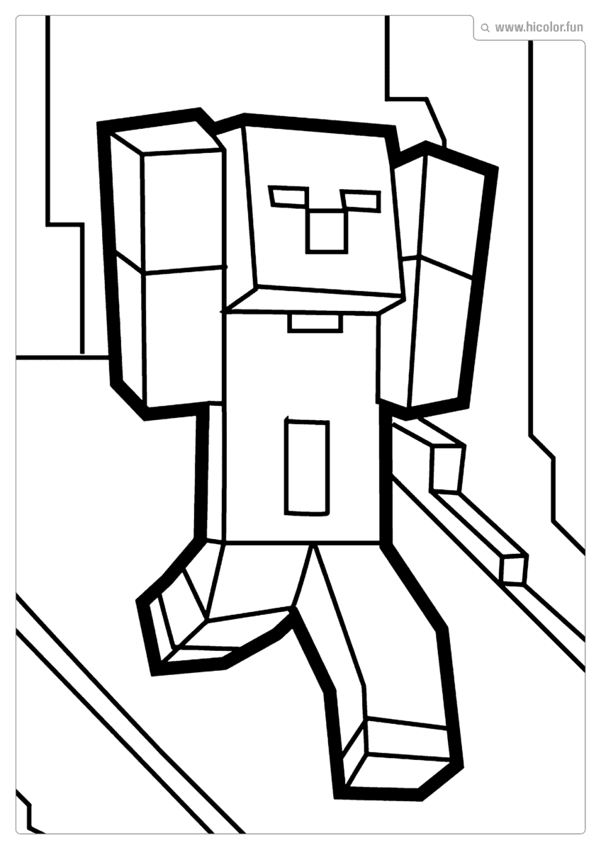 MINECRAFT DESENHO PARA IMPRIMIR ENDERMAN