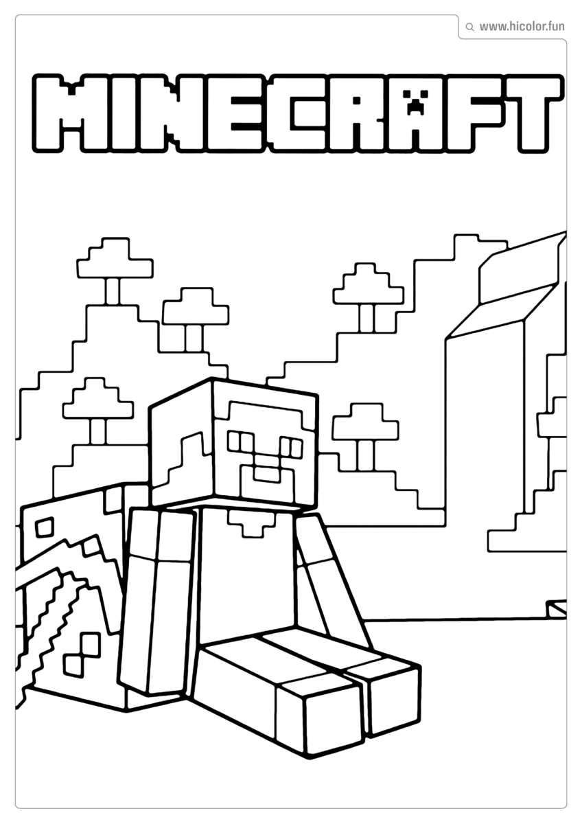 MINECRAFT PARA COLORIR