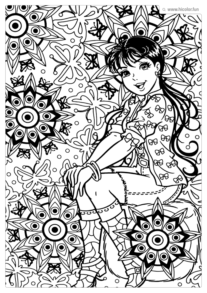 MONICA BEBE PARA COLORIR