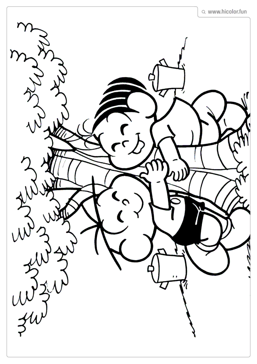 MONICA E CEBOLINHA PARA PINTAR