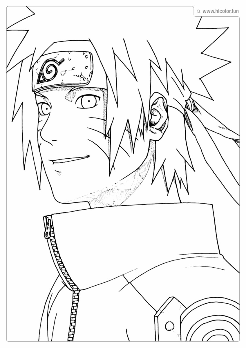 NARUTO COLORIR E IMPRIMIR
