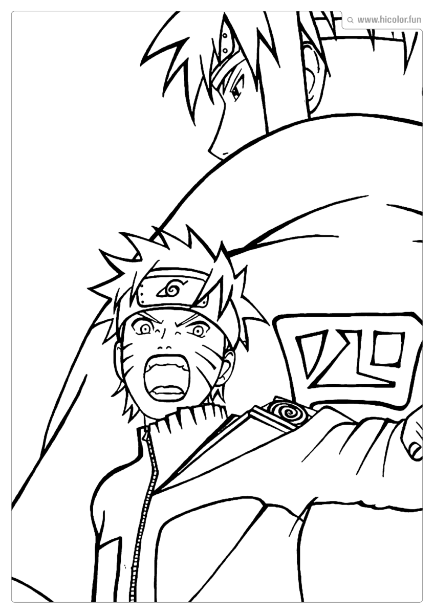 NARUTO DESENHO PARA IMPRIMIR