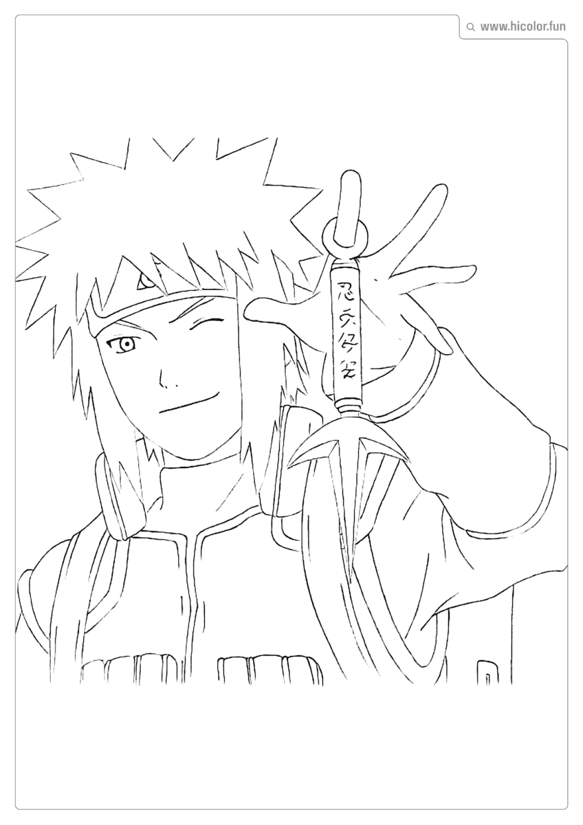 NARUTO IMAGEM PARA PINTAR