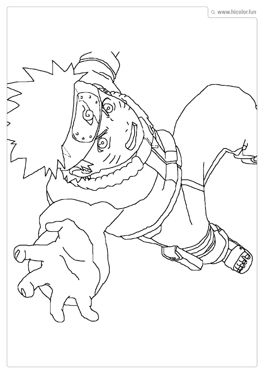 NARUTO PARA COLORIR E IMPRIMIR