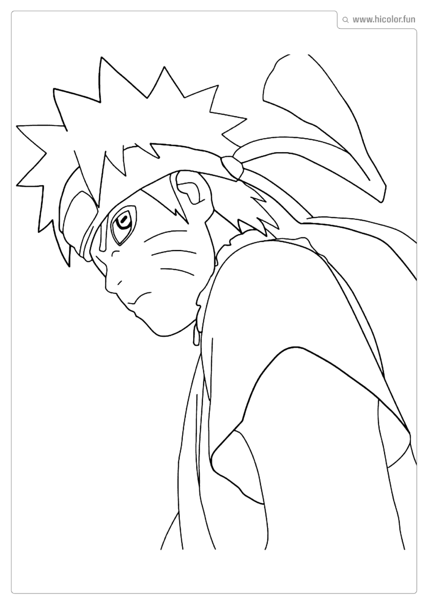 NARUTO PARA COLORIR