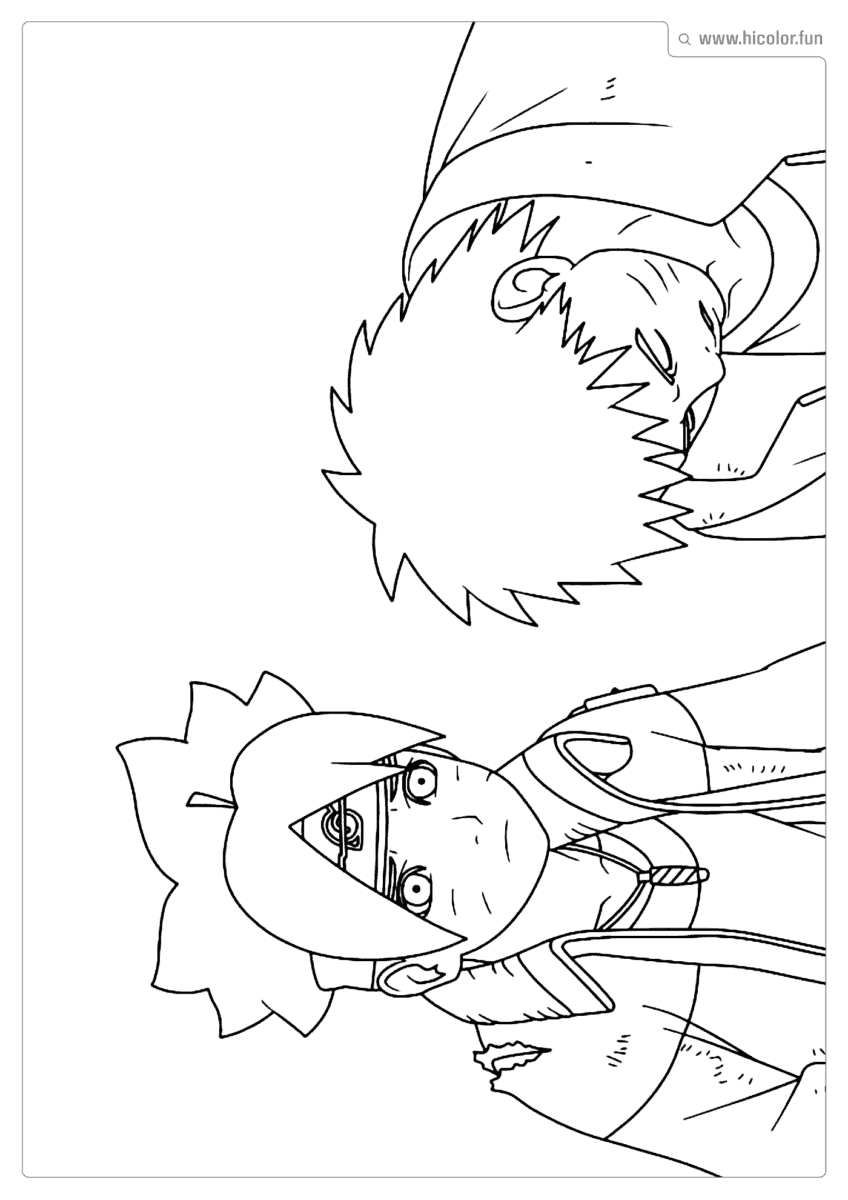 NARUTO PARA PINTAR E COLORIR