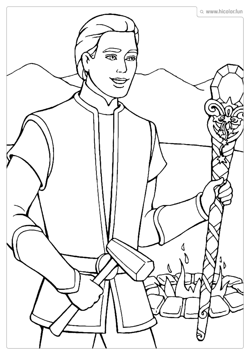 PARA COLORIR DA BARBIE