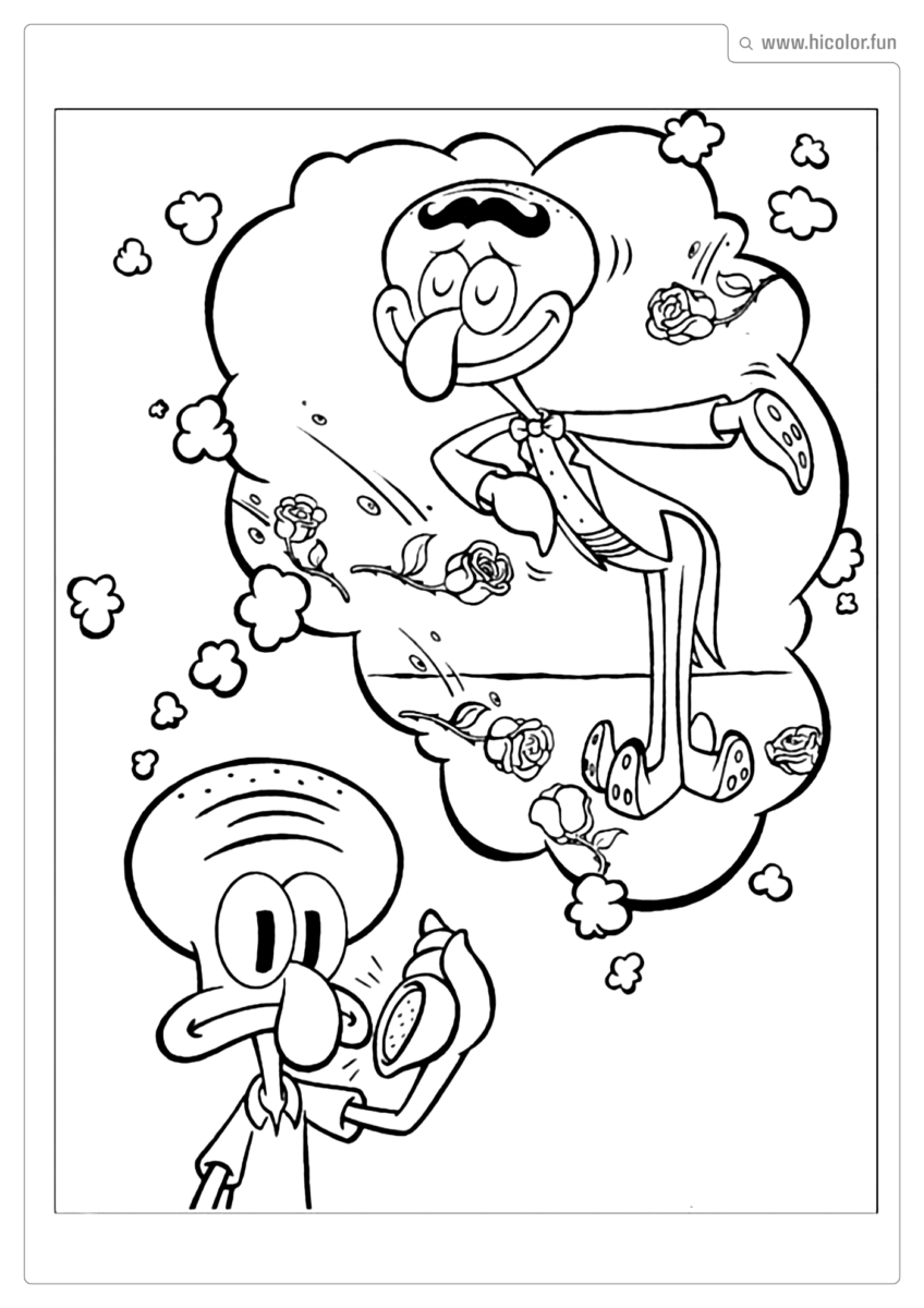 PARA COLORIR DO BOB ESPONJA