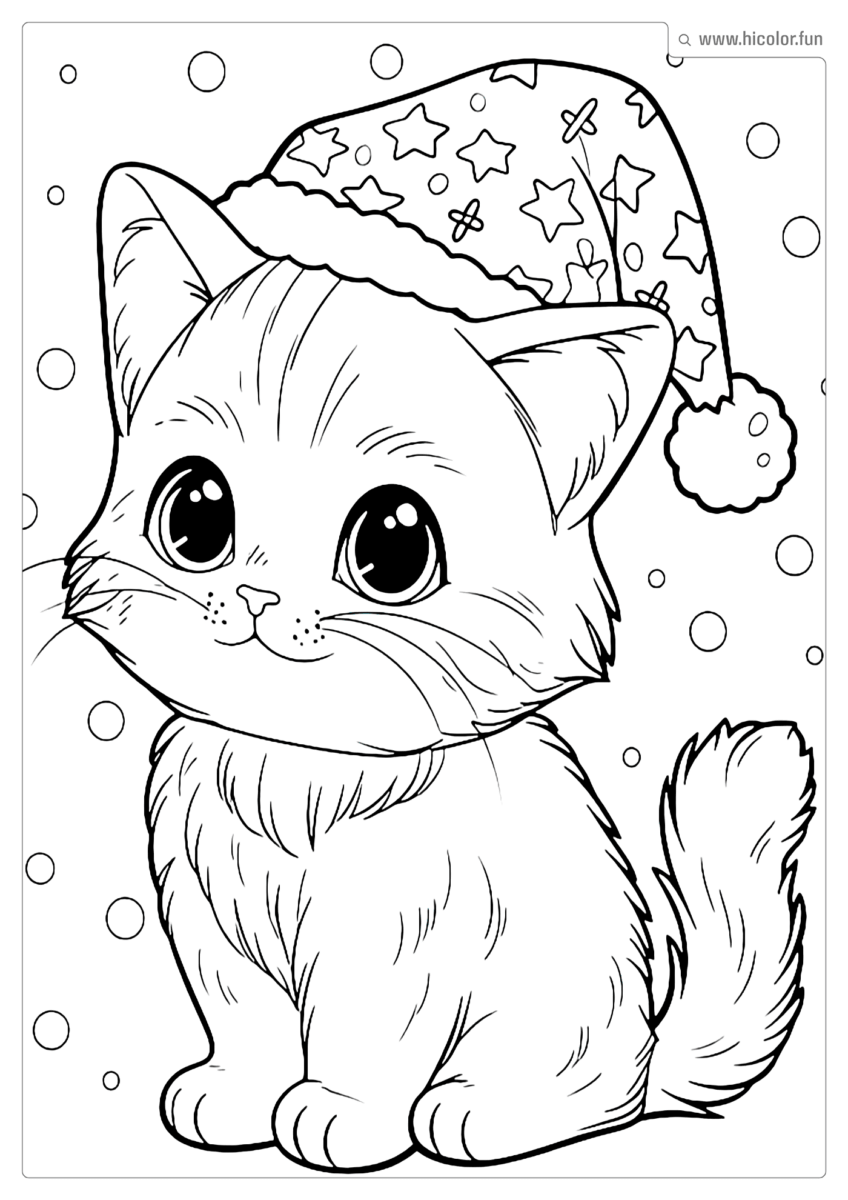 PARA COLORIR GATINHO