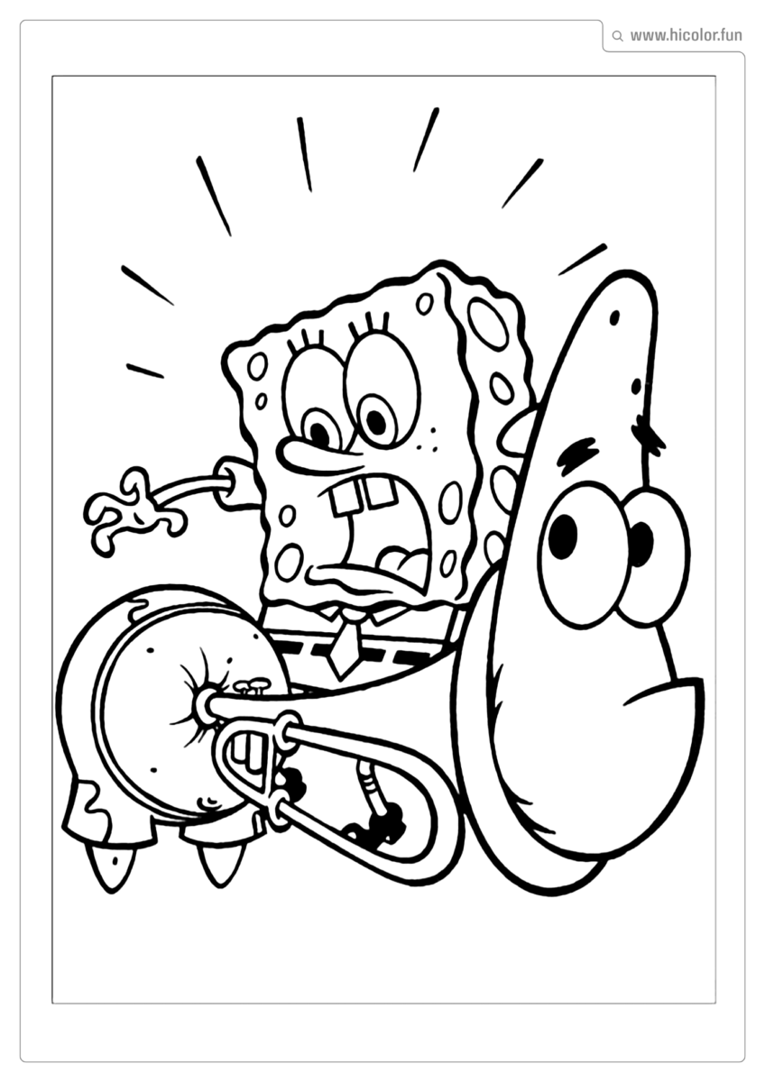 PATRICK BOB ESPONJA PARA PINTAR