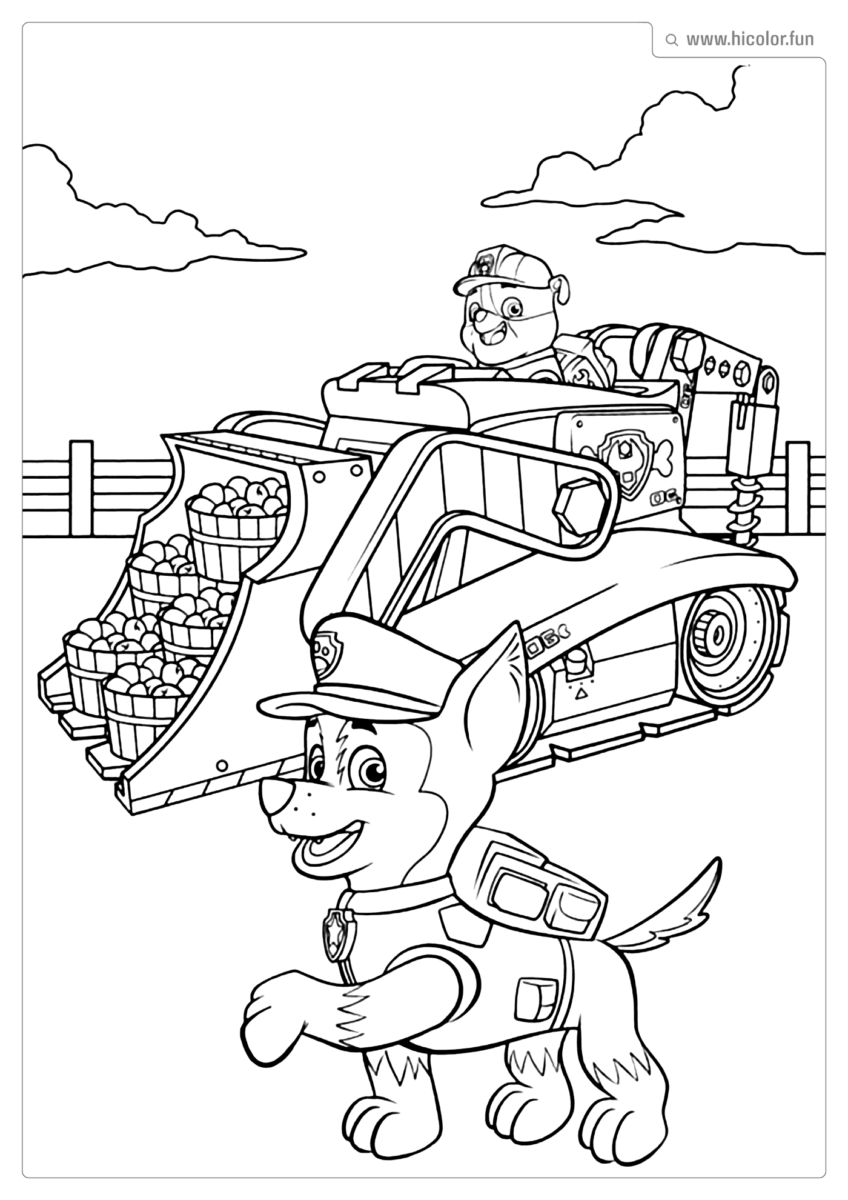 PATRULHA CANINA IMPRIMIR COLORIR