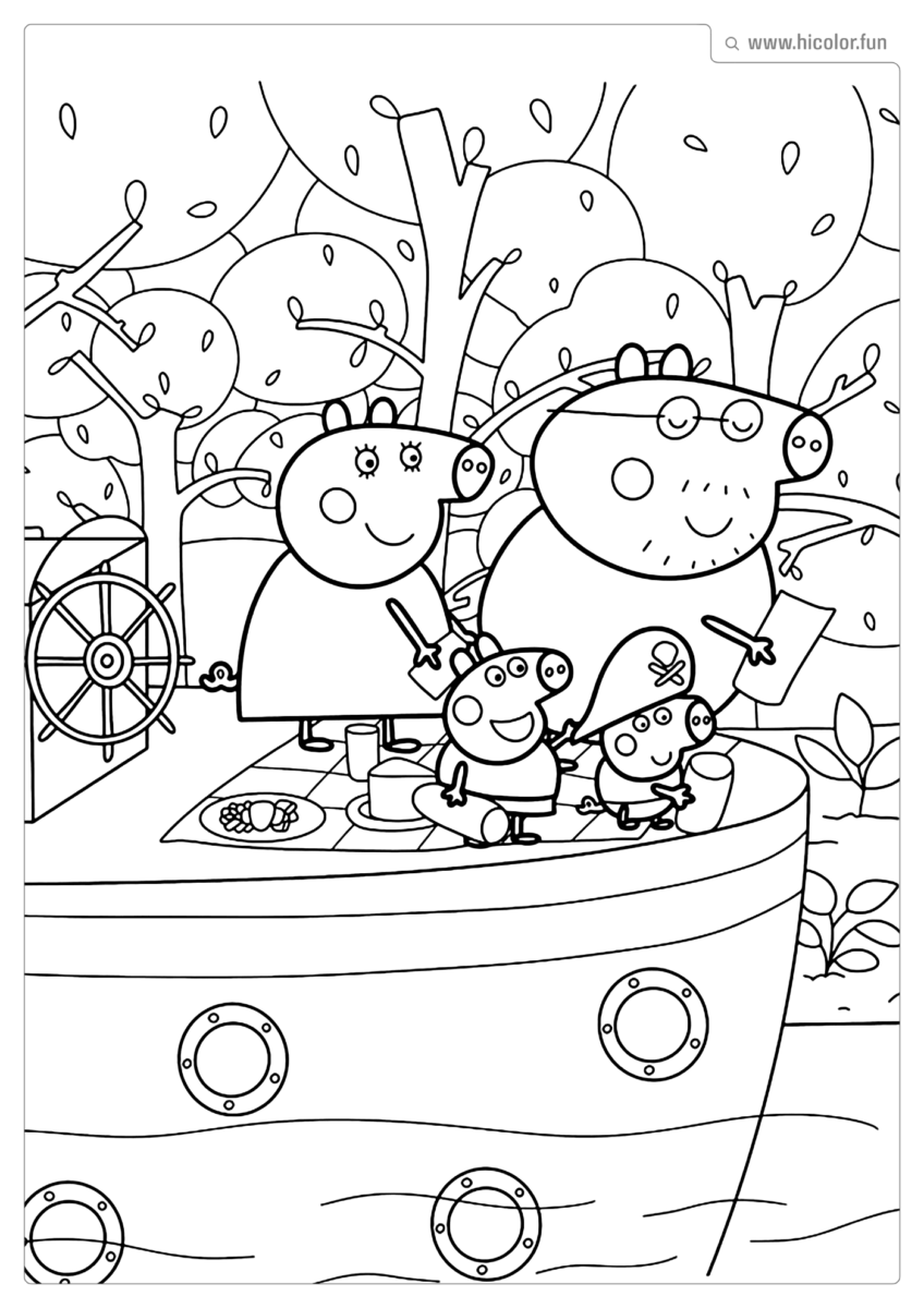 PEPPA PIG DE COLORIR