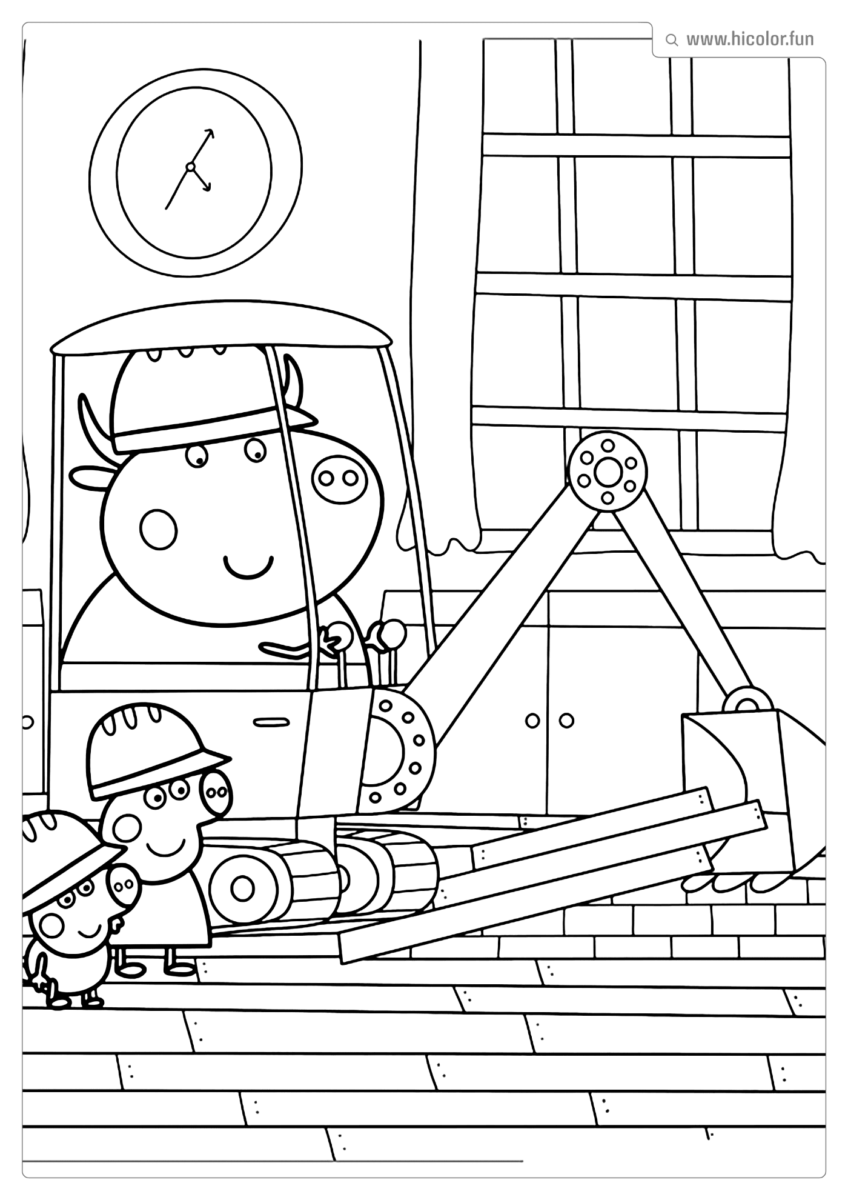 PEPPA PIG PARA COLORIR E IMPRIMIR