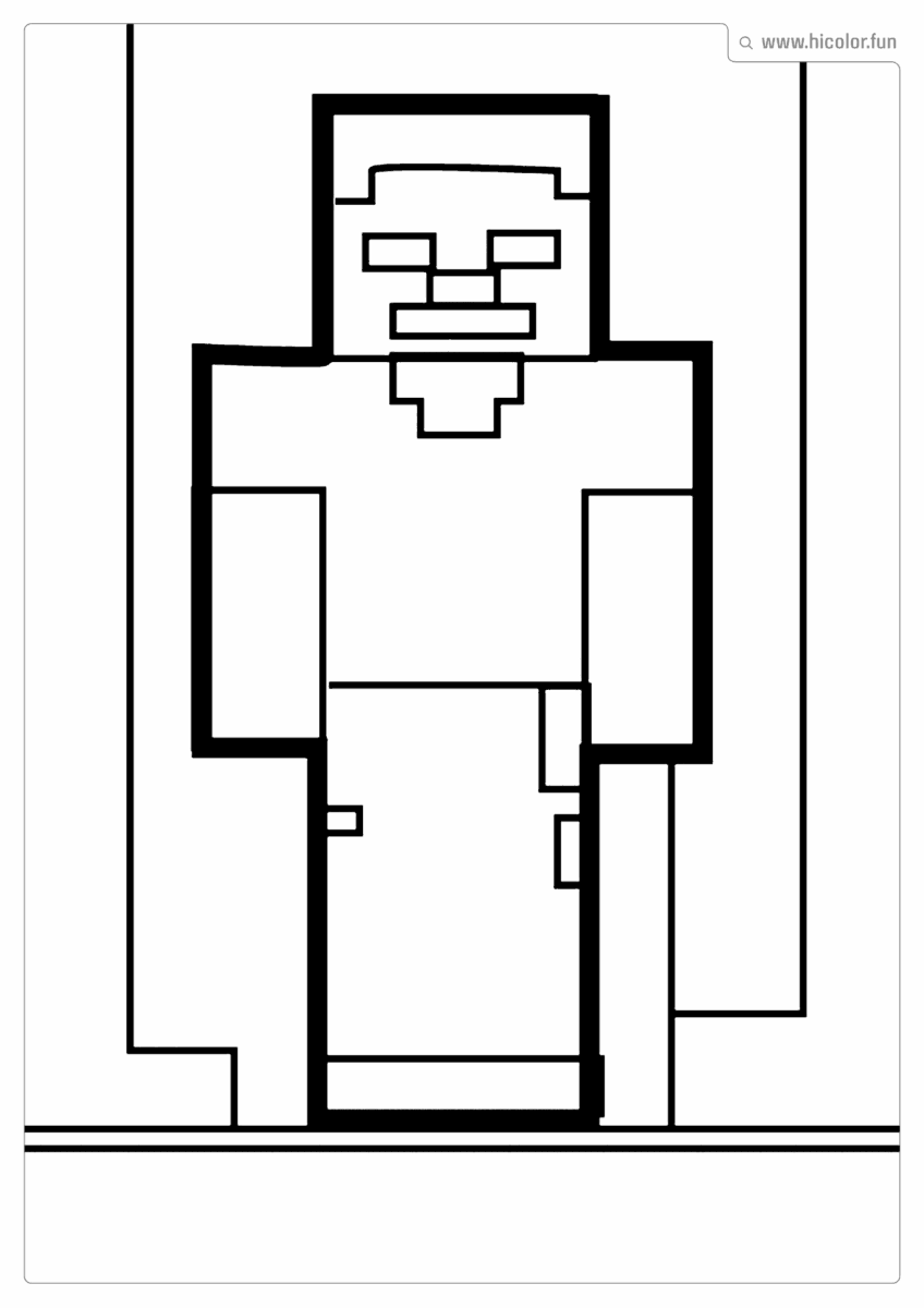 PERSONAGENS MINECRAFT PARA COLORIR CREPPER