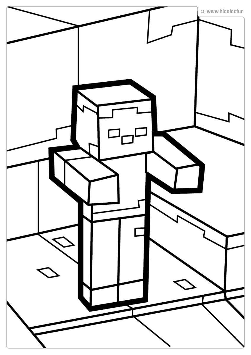 PERSONAGENS MINECRAFT PARA COLORIR ENDERMAN