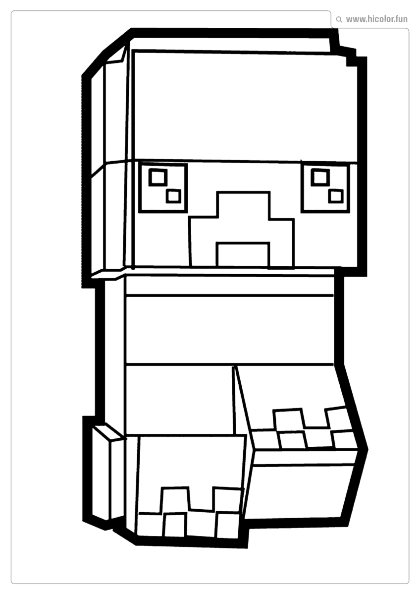 PERSONAGENS MINECRAFT PARA COLORIR KREPPER