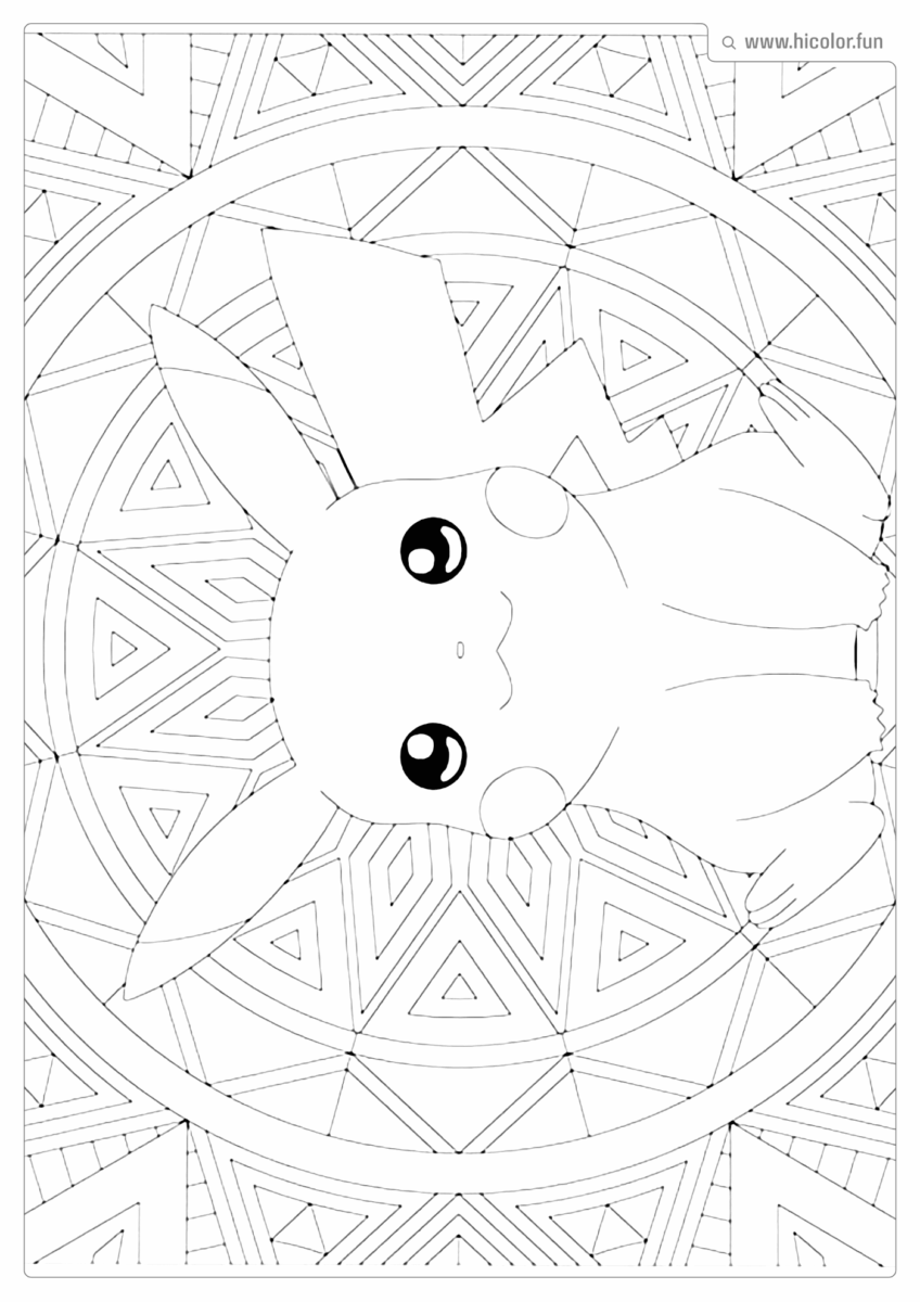 PIKACHU COLORIR