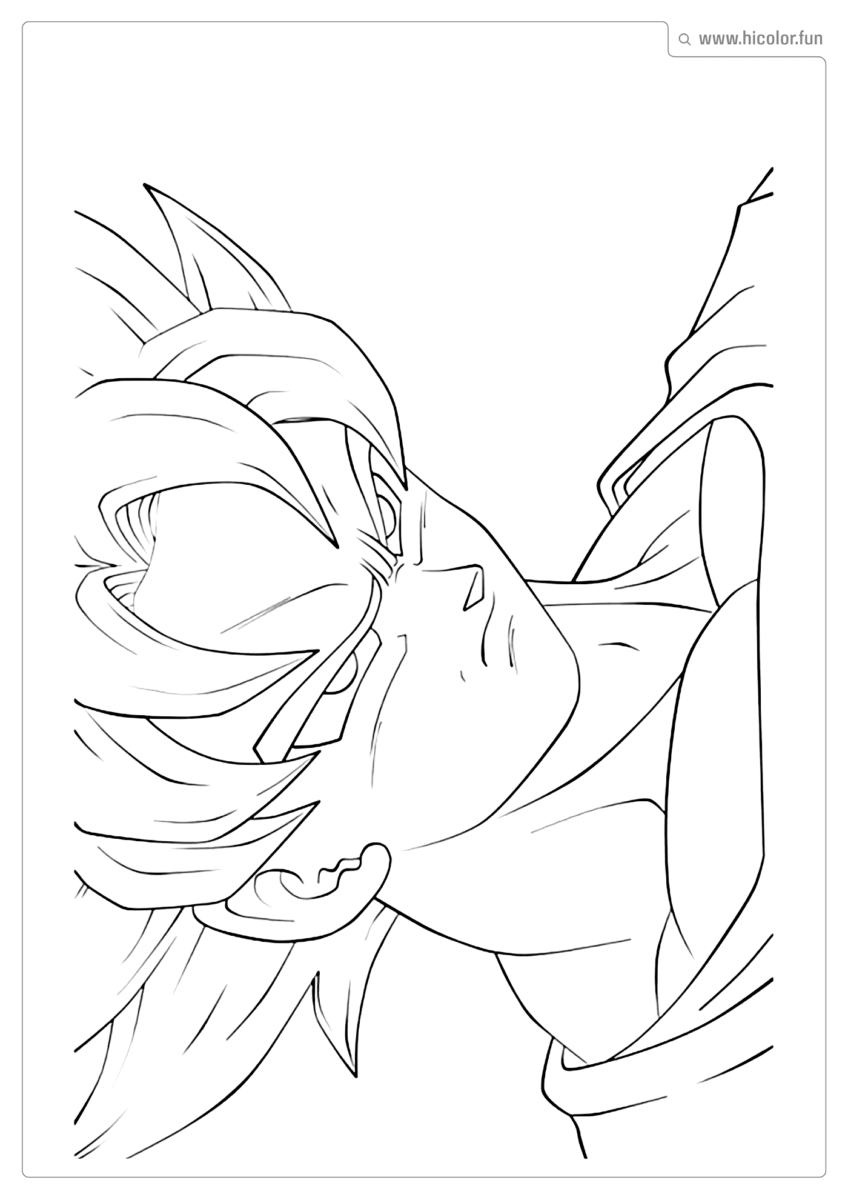 PINTAR DESENHO DO GOKU