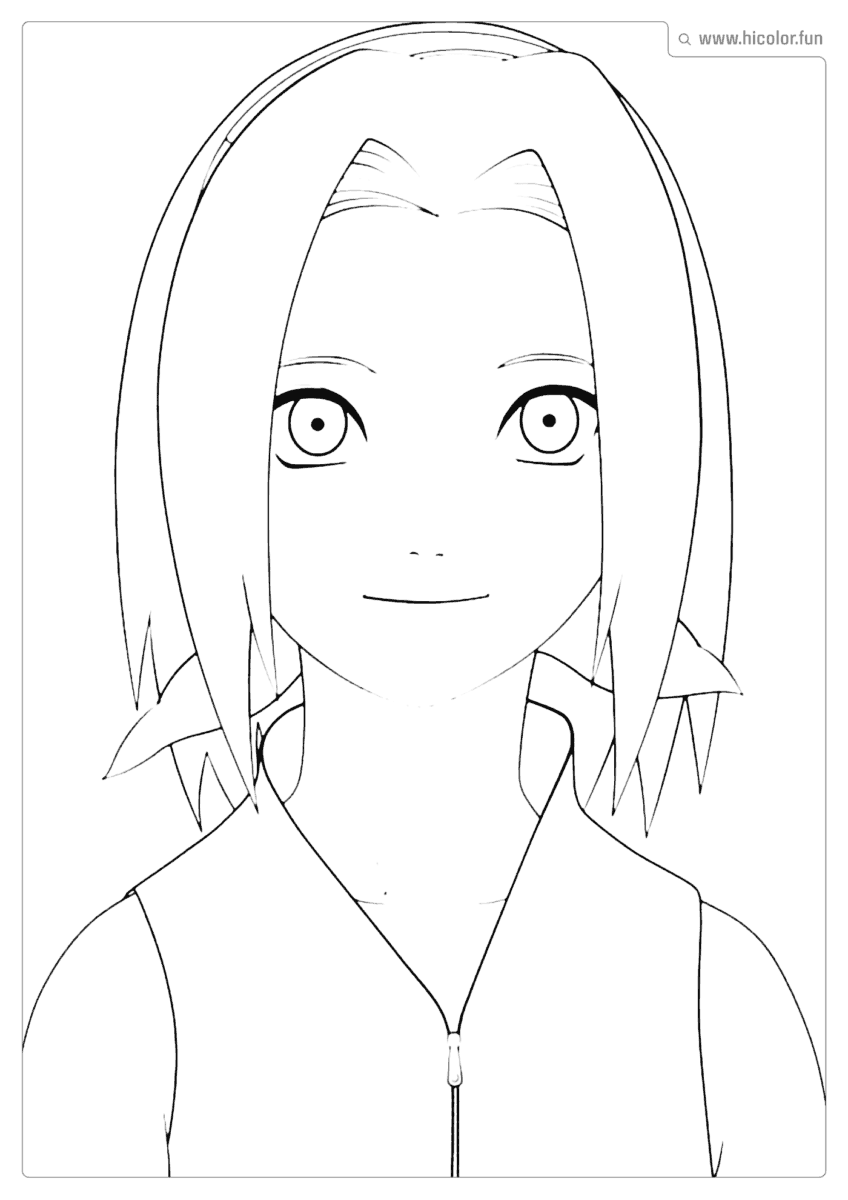 ROSTO DA SAKURA PARA PINTAR