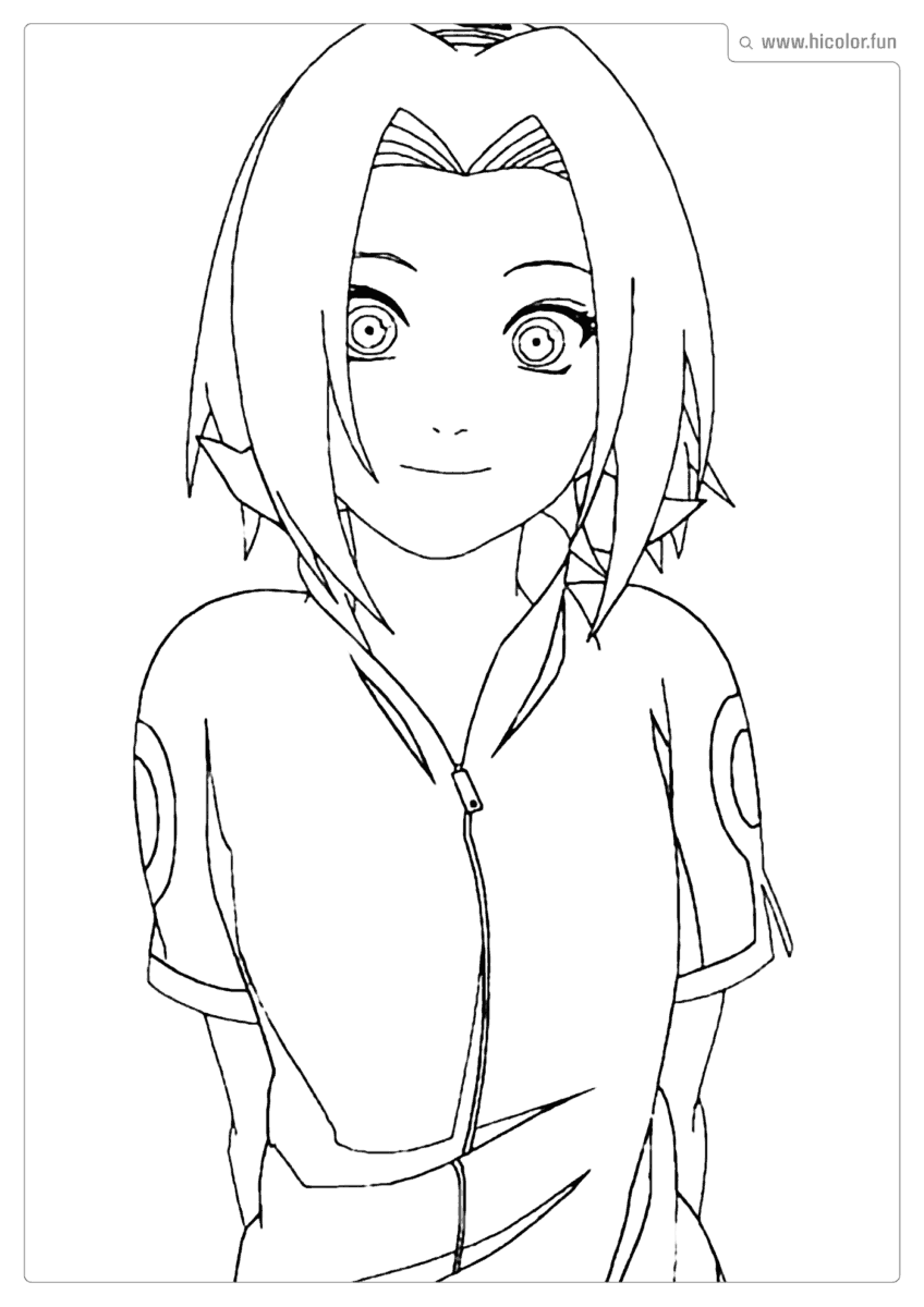 SAKURA CRIANçA PARA IMPRIMIR