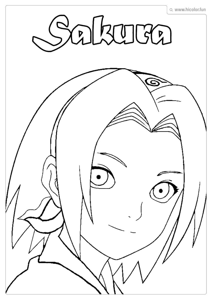 SAKURA CRIANçA PARA PINTAR E IMPRIMIR